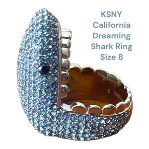 Kate Spade California Dreaming Shark Ring Size 8